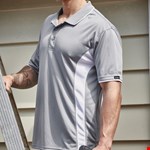 Syzmik Striker S/S Polo - silver/white